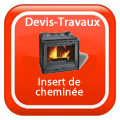 devis-travaux-rennes-Insert de cheminée