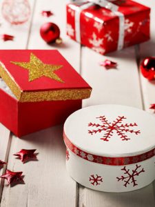 cadeaux de Noël emballage personnalisé